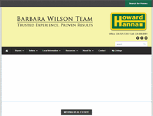 Tablet Screenshot of barbarawilson.com